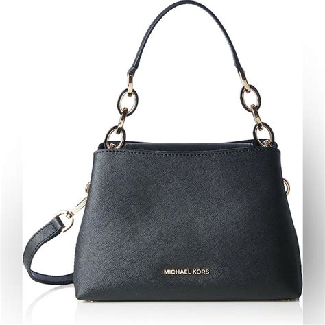 michael kors portia large shoulder bag|Portia Large Saffiano Leather Shoulder Bag .